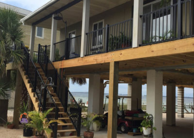 DeckOnPoleHouseAtBeach